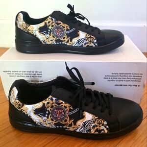 Aldo Karloz Black and Gold Men's Sneakers